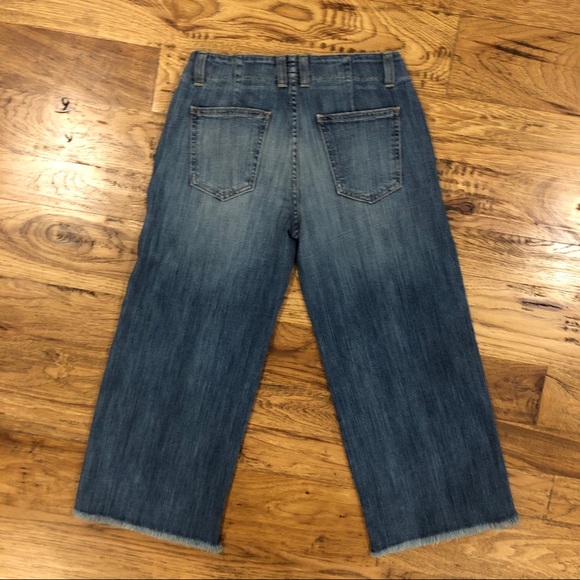 Current/Elliott Cropped Hampden Ankle Jeans Flare wide leg - Picture 5 of 8